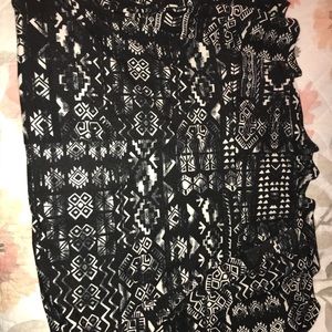 Aztec pattern maxi skirt